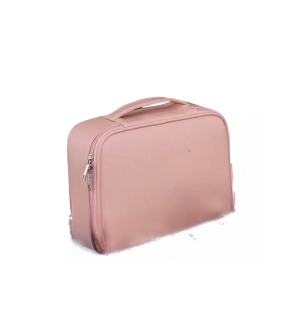 Makeup Organizer Bag with Dividers- Large Capacity &Travel- Friendly