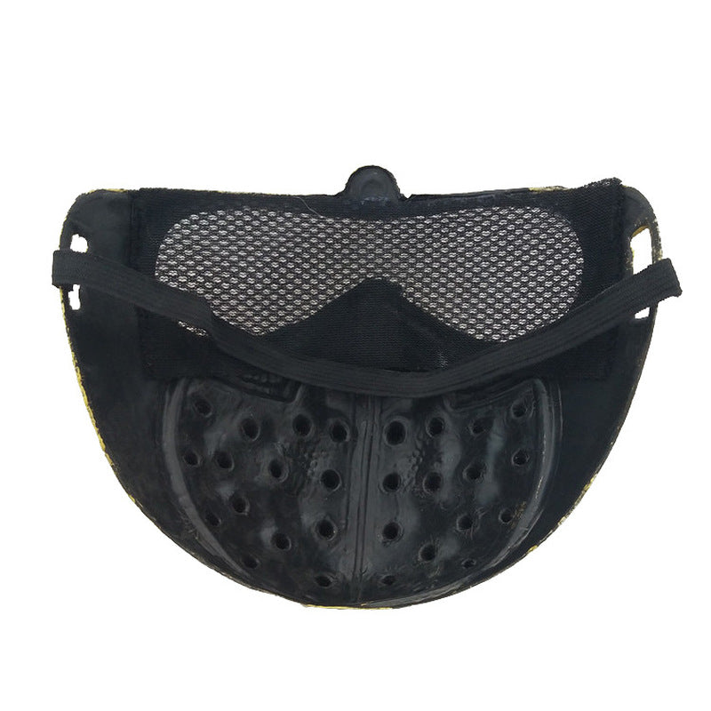 Halloween Devil Cosplay Mask – Rivet Ghost Face Costume Mask for Party, Rave & Stage Performance