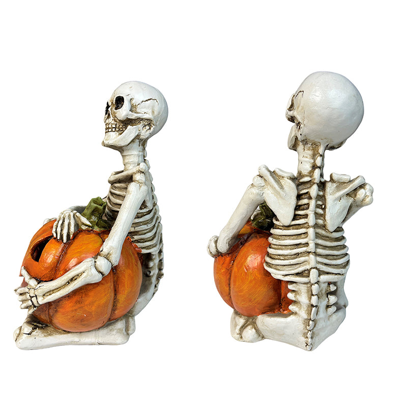 Halloween Hanging Foot Ghost Couple Skeleton Pumpkin Resin Decoration European Style Decoration