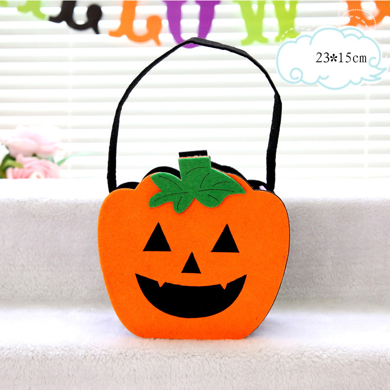 Halloween Props Witch Pumpkin Bag Owl Candy Bag Children's Kindergarten Gift Handheld Pumpkin Bag