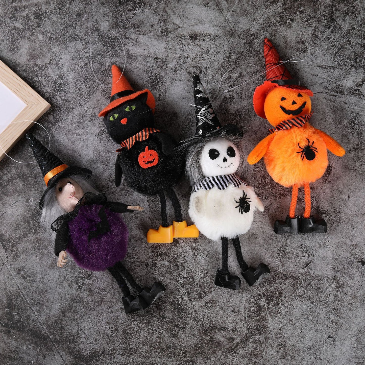 Halloween Pendant Ghost Festival Bar Pumpkin Witch Pendant Broom Ghost House Decoration Props