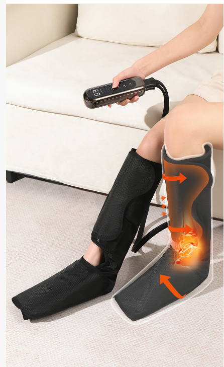 E-commerce Leg Massager with Heating, Heat Therapy, Warmth for Cold Legs, Air Pressure Wave, Intelligent Temperature Control Knee Support with Heat Therapy