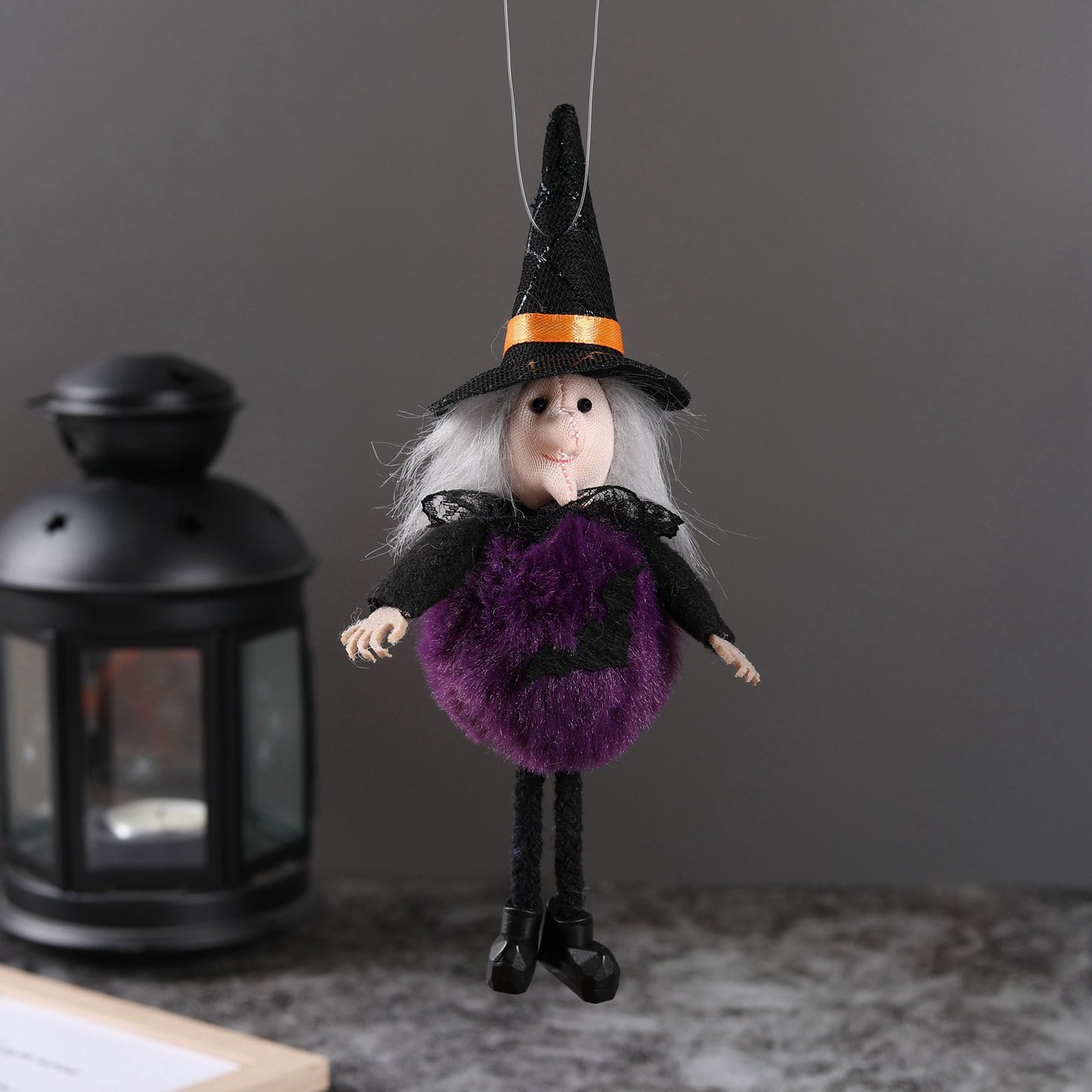 Halloween Pendant Ghost Festival Bar Pumpkin Witch Pendant Broom Ghost House Decoration Props