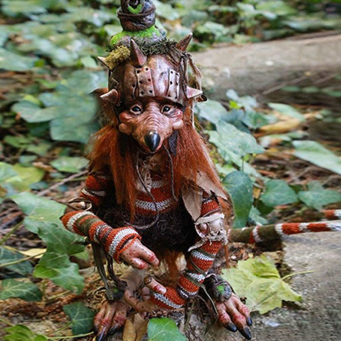 Halloween Horror Garden Lawn Sculpture Garden Sculpture Decoration Tree Elf Resin Craft Ornament