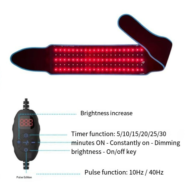 Red light therapy belt infrared belt protector overheating