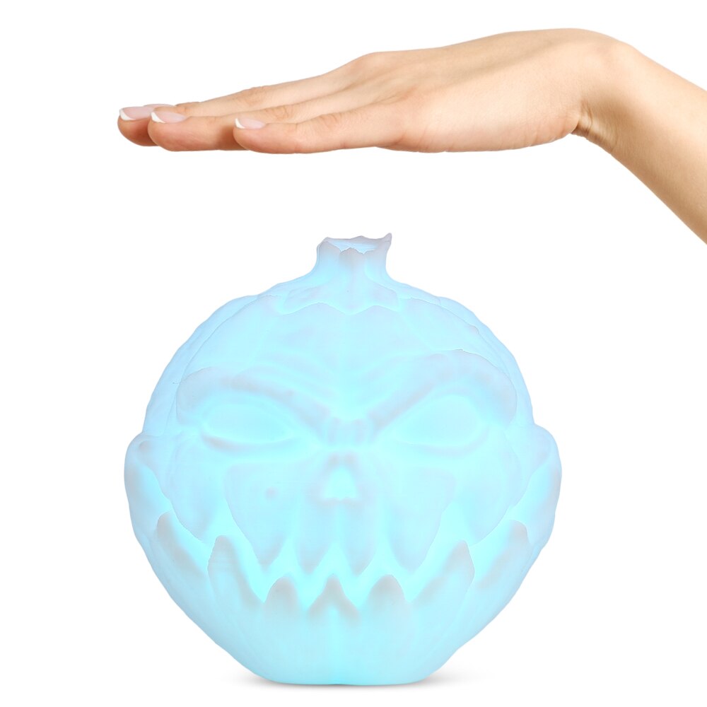 3D Pumpkin Devil Face Light – Halloween LED Night Lamp for Home & Party Decoration