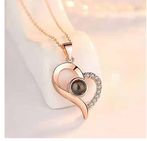 Romantic Radiance Set: Valentine's Day Soap Roses & Crystal Necklace