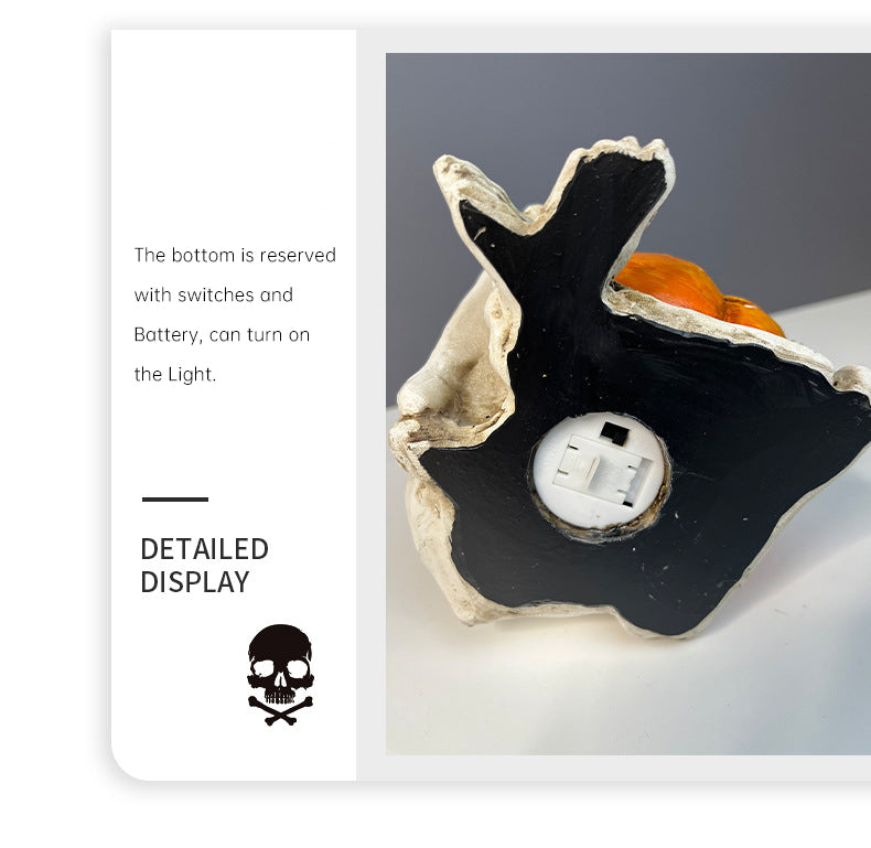 Halloween Hanging Foot Ghost Couple Skeleton Pumpkin Resin Decoration European Style Decoration