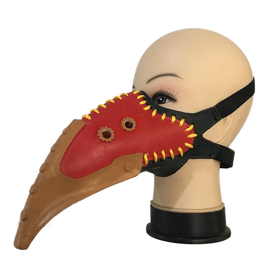 My hero academia crow master mask plague doctor beak new latex Halloween peripheral props face mask