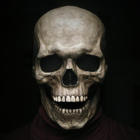 New Type Mask Movable Mouth Skull Mask Halloween Skull Movable Head Cover