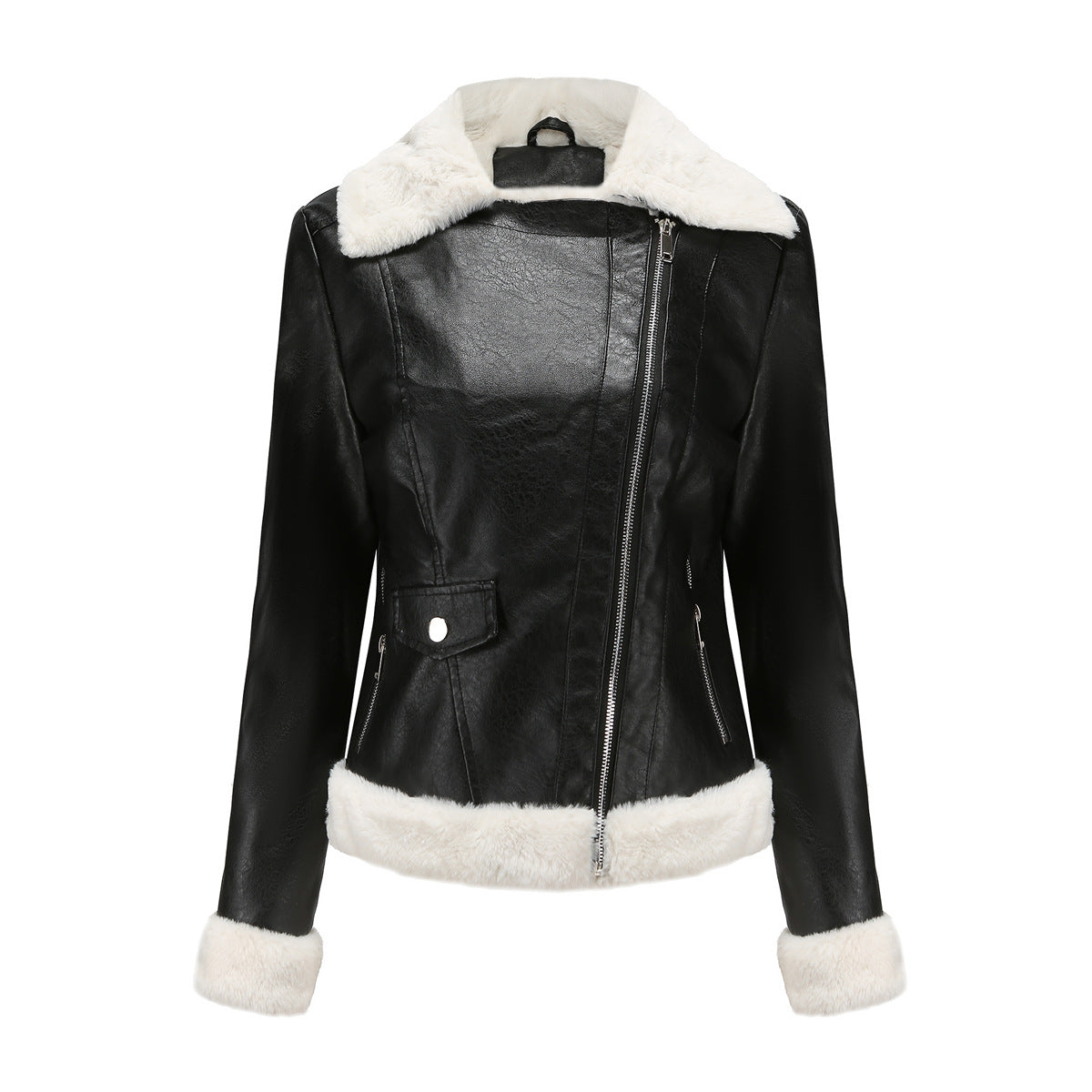 Long sleeved lapel jacket