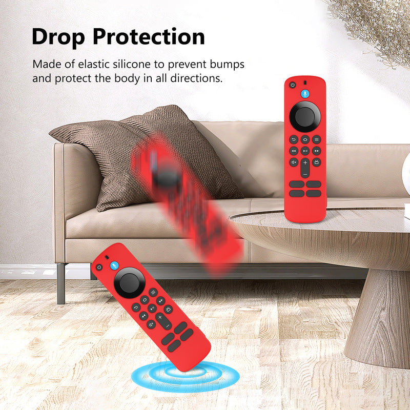Remote Control Silicone Case for Fire TV Stick HD/4K (2025 Latest Model) - Anti-Slip, Dustproof, Shockproof Protective Cover
