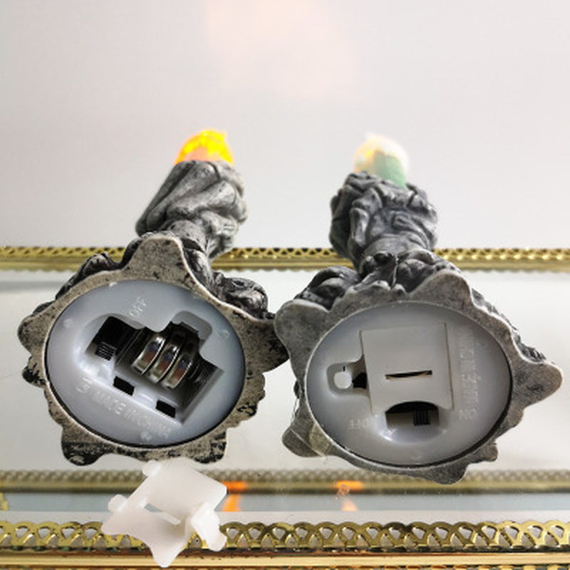 Halloween Ghost Hand LED Light – Spooky Neon Lamp for Haunted House & Party Decoration