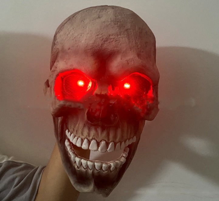 New Type Mask Movable Mouth Skull Mask Halloween Skull Movable Head Cover