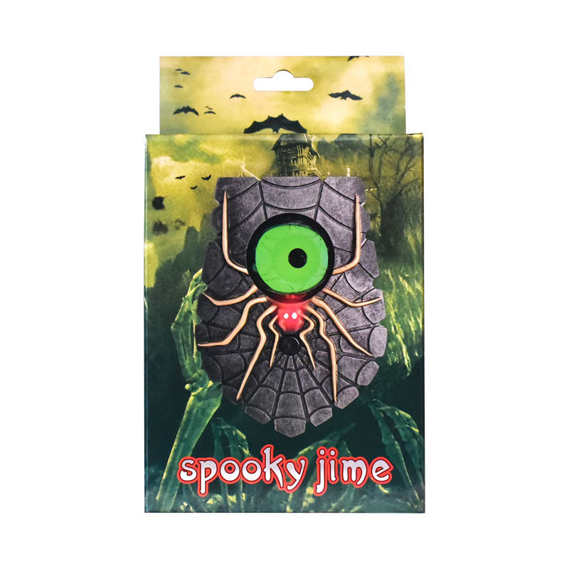 Halloween New Spider Doorbell Glows, Sounds Terrifying, One eyed Spider Doorbell