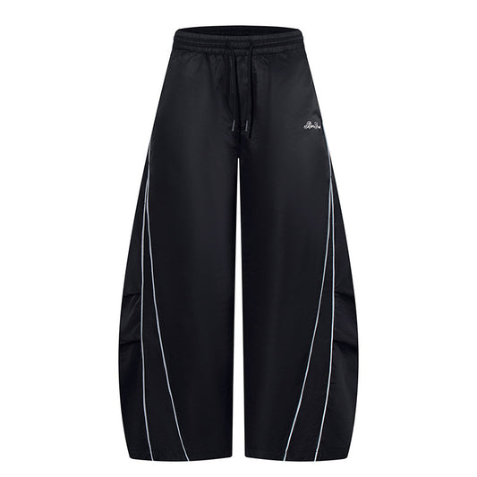 Streetwear Straight Leg Unisex Loose Casual Drop-Crotch Sport Pants