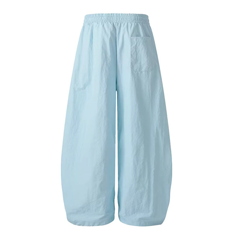 Cargo Paratrooper Pants Women  Loose Straight Leg Wide Leg Casual Trousers