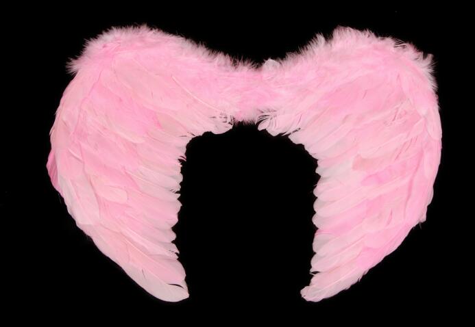 Angel Wings Costume for Women – 4 Color Feather Fairy Dress Up Outfit for Halloween & Party | Hermye