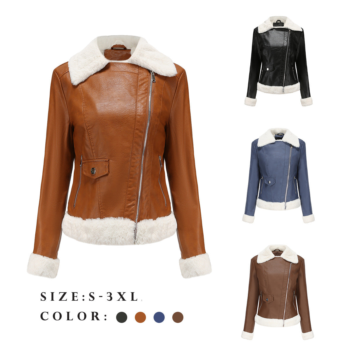 Long sleeved lapel jacket
