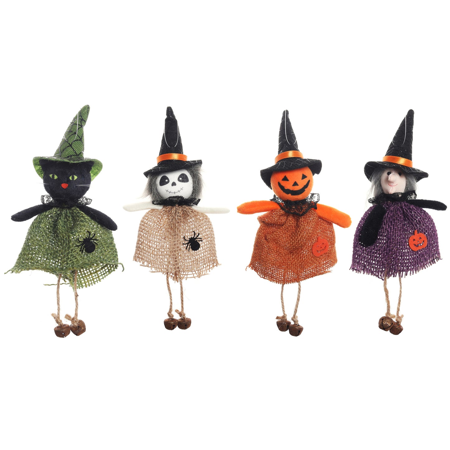 Halloween Decorations Ghost Festival Pumpkin Ghost Witch Party Doll Pendant Venue Layout