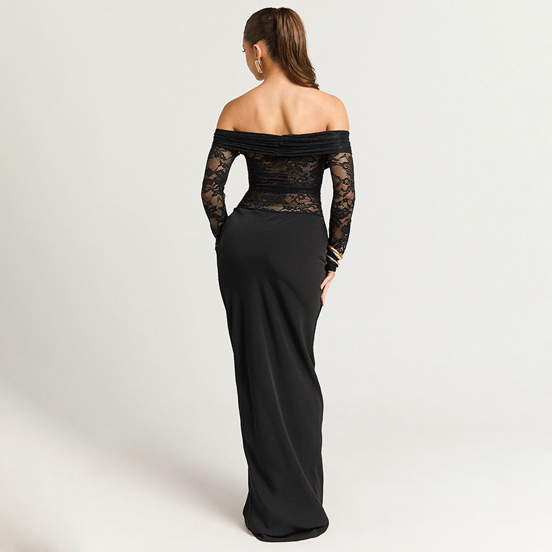 Off Shoulder Lace Dress