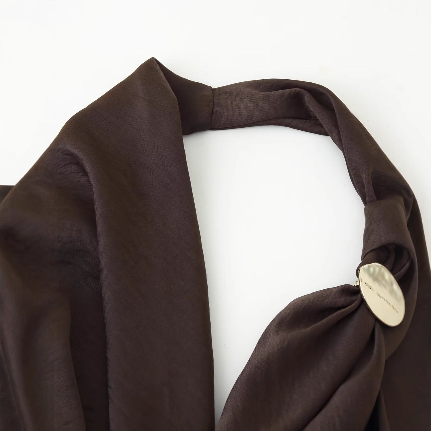 Hanging neck sleeveless backless versatile camisole dress for women