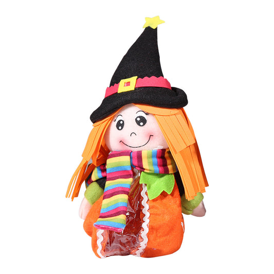 Halloween Decoration Supplies Halloween Transparent Candy Bag Children's Gift Bag Party Witch Decoration Ornament