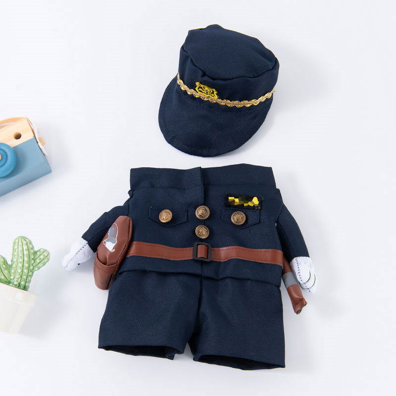 Pet clothes are funny take a knife transform into a pet dog Halloween pet