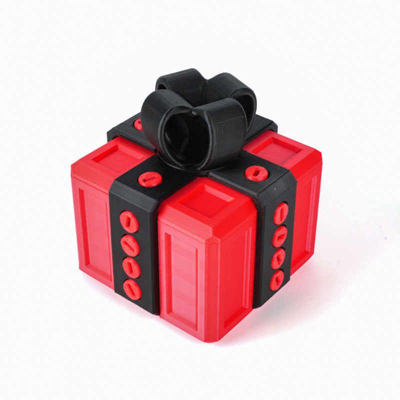 Annoying gift box: a prank middle finger that pops out. A novel and interesting prank toy for adults.