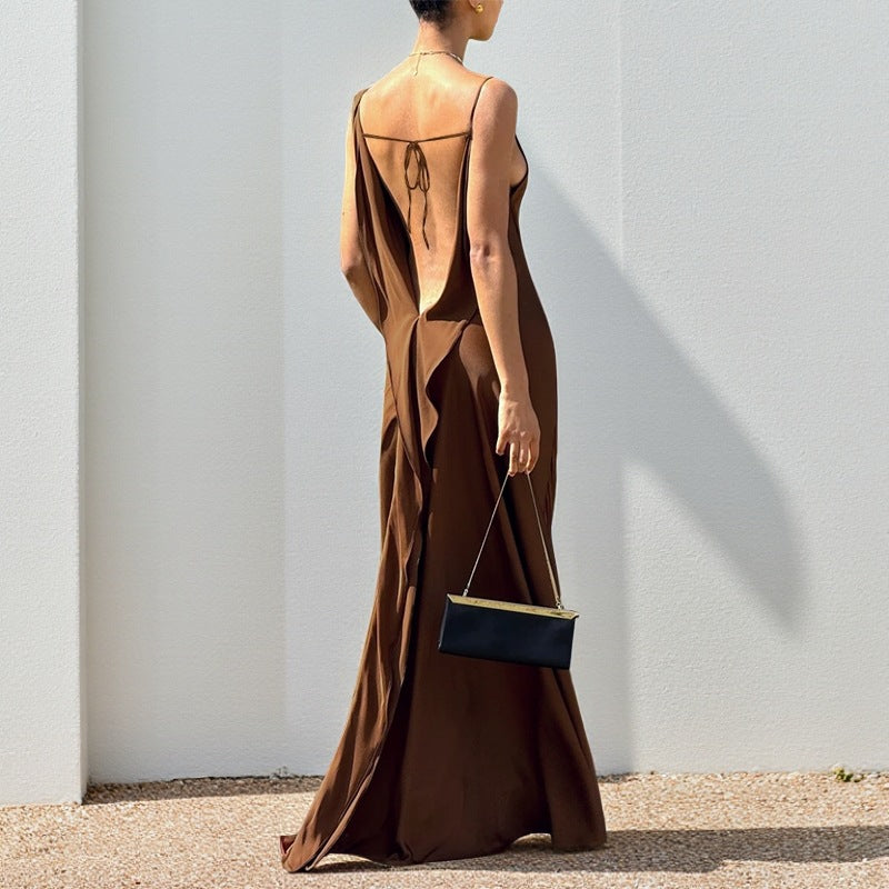 Casual Dress Many satin dress for women