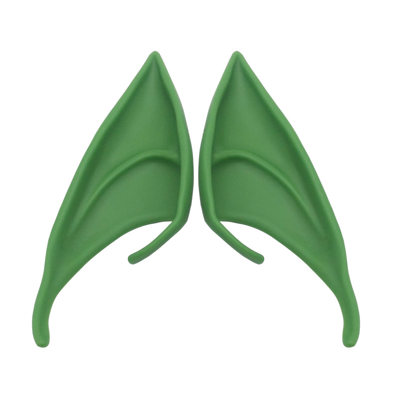 1 Pair Halloween Party Elven Elf Ears Pointed Anime Fairy Cosplay Costumes Vampire Soft Christmas Party Mask