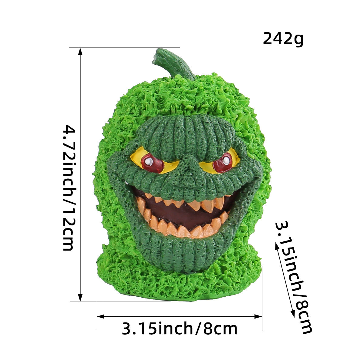 Halloween tree spirit green pumpkin monster ornaments desktop party funny skull tree horror atmosphere layout decoration