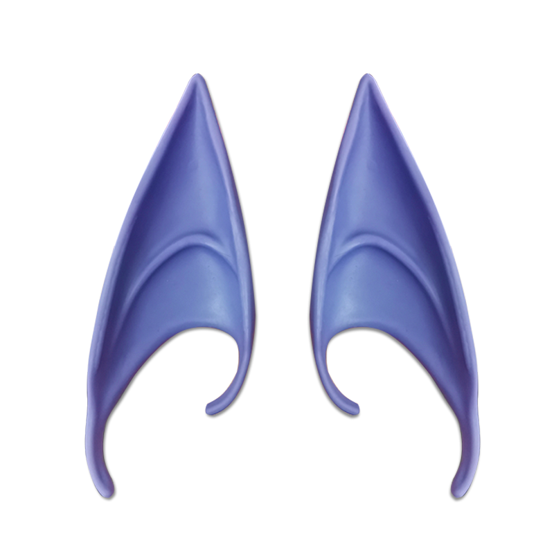 1 Pair Halloween Party Elven Elf Ears Pointed Anime Fairy Cosplay Costumes Vampire Soft Christmas Party Mask