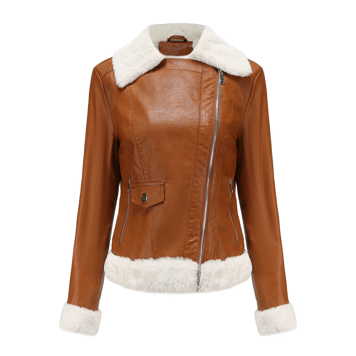 Long sleeved lapel jacket