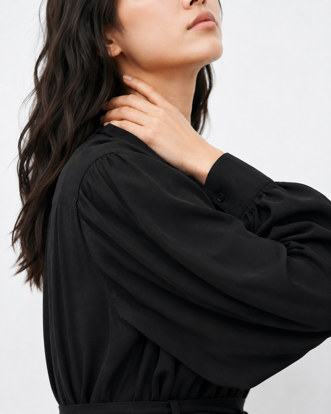 Black Maxi Dress Long Sleeve