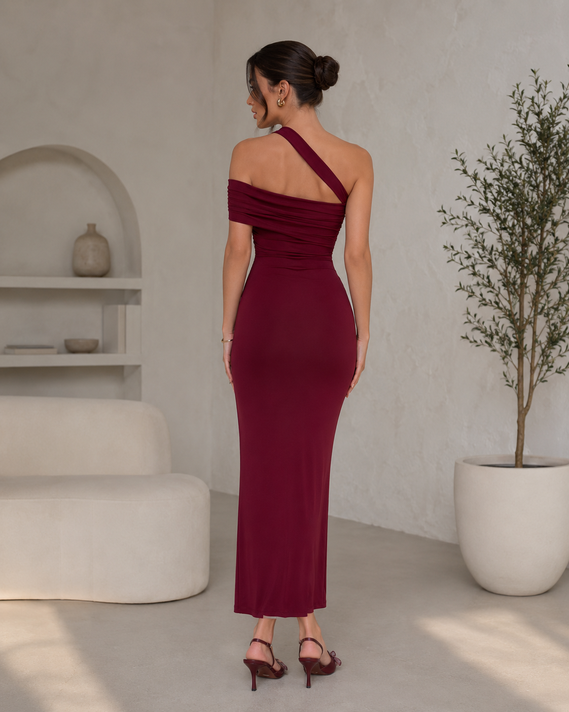 One Shoulder Bodycon Dress