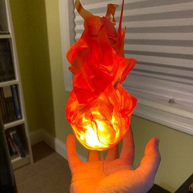 Halloween Floating Fireball Party Props Flame Decorative Lamp