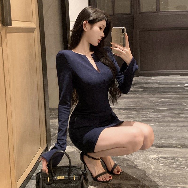 Dress Sexy Ladylike Style Dress Women Unique Design Fitted Elegant Slimming Bodycon Mini Dress