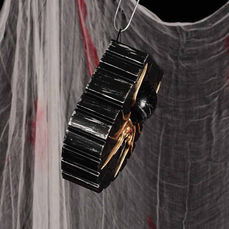 Halloween New Spider Doorbell Glows, Sounds Terrifying, One eyed Spider Doorbell