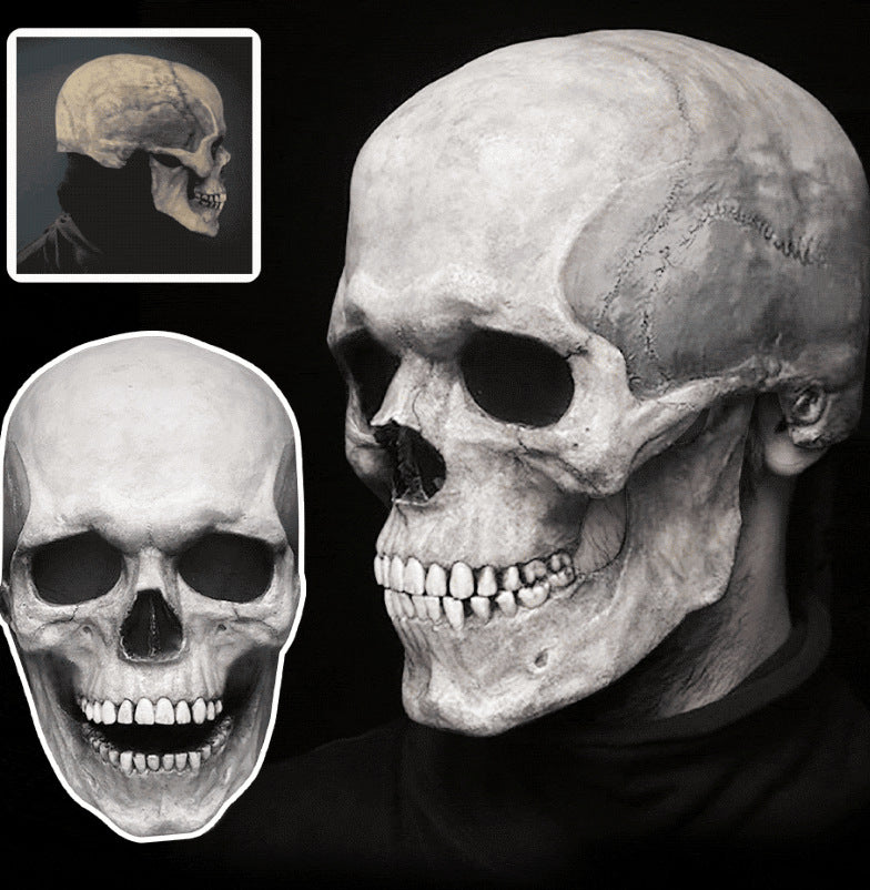 New Type Mask Movable Mouth Skull Mask Halloween Skull Movable Head Cover