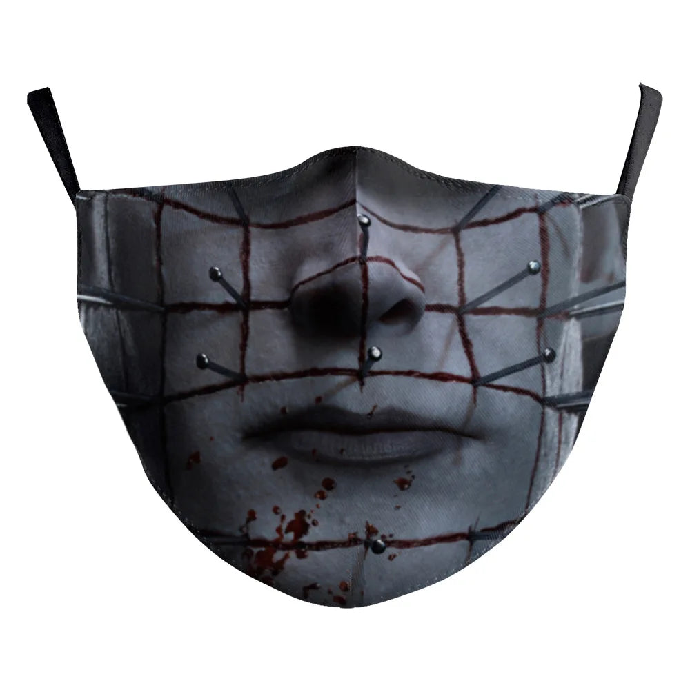 Horror Killer Cosplay Masks – Pennywise, Jason, Michael Myers & Leatherface Halloween Scary Masks for Adults & Kids