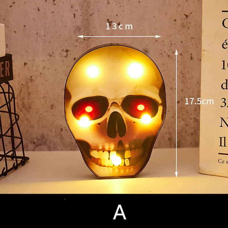 Halloween Lights home Decorative Led Lights Diwali Styling Lamp Night Light Helloween Spider Bat Pumpkin Ghost Skull Lights