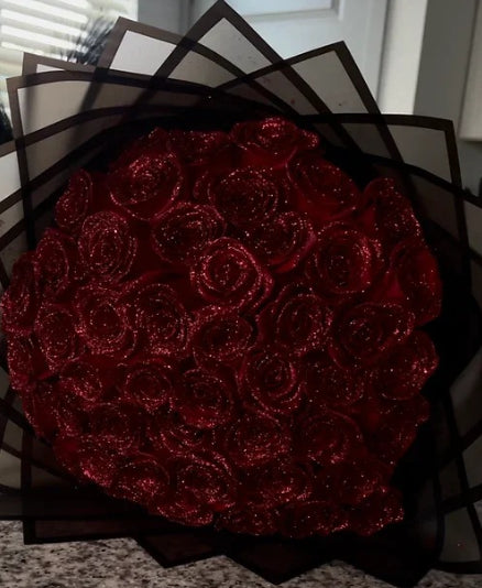 Glitter Bouquet Glitzy Blooms Elegance